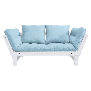 Sofa rozkładana Karup Design Beat White/Celeste