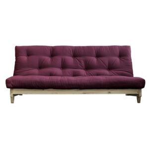 Sofa rozkładana Karup Design Fresh Natural/Bordeaux