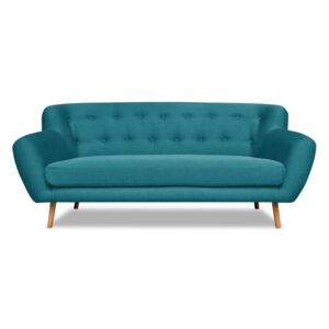 Turkusowa sofa 3-osobowa Cosmopolitan design London