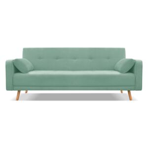 Miętowa 4-osobowa sofa rozkładana Cosmopolitan design Stuttgart