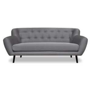 Szara sofa 3-osobowa Cosmopolitan design Hampstead