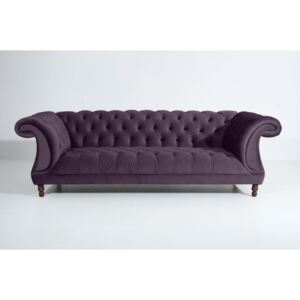 Fioletowa sofa 3-osobowa Max Winzer Ivette