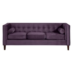 Fioletowa sofa trzyosobowa Max Winzer Jeronimo