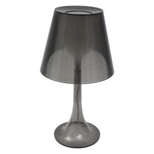Czarna lampa stołowa Mauro Ferretti Grigio, 33x43 cm