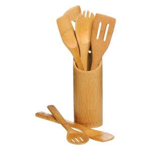 Zestaw 6 przyborów kuchennych ze stojakiem Premier Housewares Bamboo