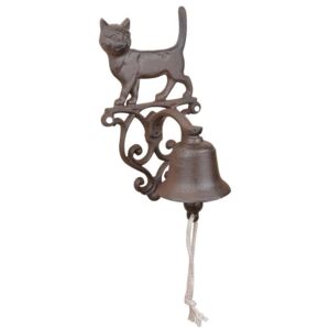 Dzwonek żeliwny w kształcie kota Ego Dekor