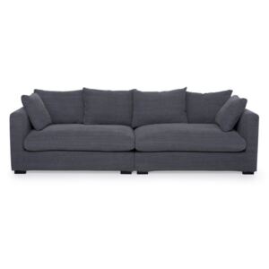 Grafitowa sofa 3-osobowa Softnord Comfy Divider