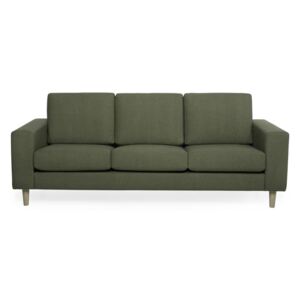 Zielona sofa 3-osobowa Softnord Focus