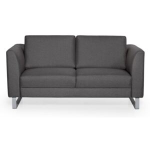 Antracytowa sofa 2-osobowa Softnord Geneve