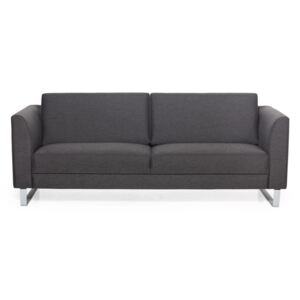 Antracytowa sofa 3-osobowa Softnord Geneve