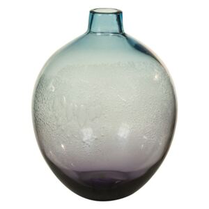 Niebieski wazon kryształowy Santiago Pons Ryde, Ø 22 cm