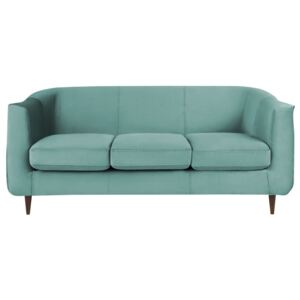 Turkusowa sofa 3-osobowa Kooko Home Glam