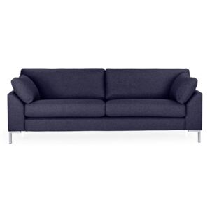 Granatowa sofa 3-osobowa Scandic Garda