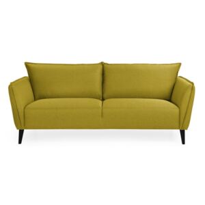 Żółta sofa 3-osobowa Softnord Malmo