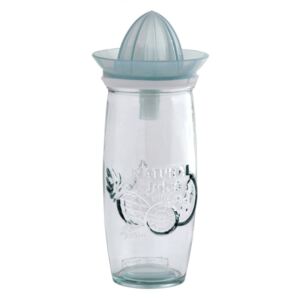 Biała szklanka ze szkła z recyklingu z wyciskarką cytrusów Ego Dekor Juice, 0,55 l
