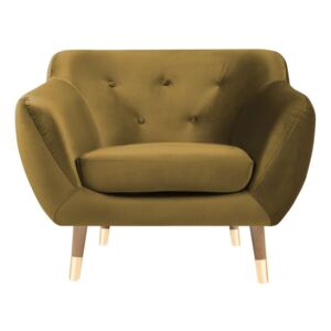 Fotel w kolorze złota Mazzini Sofas Amelie