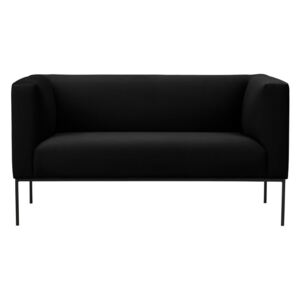 Czarna sofa Windsor & Co Sofas Neptune, 145 cm