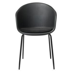 Czarne krzesło Unique Furniture Topley