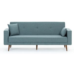 Niebieska sofa rozkładana Balcab Home Ivonne