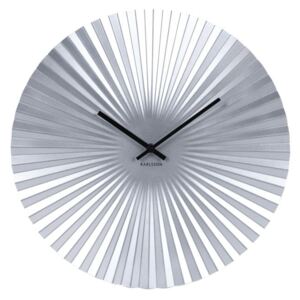 Zegar w kolorze srebra Karlsson Sensu, Ø 40 cm