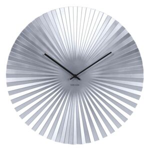 Zegar w kolorze srebra Karlsson Sensu, Ø 50 cm