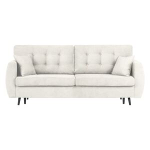 3-osobowa sofa rozkładana ze schowkiem w kolorze srebrnym Cosmopolitan design Rotterdam