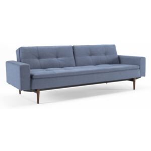 Niebieska sofa rozkładana Innovation Dublexo