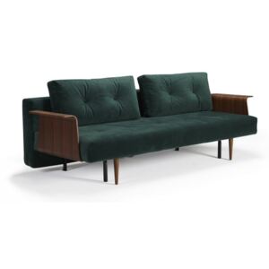 Zielona sofa rozkładana Innovation Recast Plus