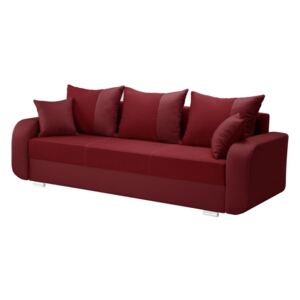 Czerwona sofa 3-osobowa INTERIEUR DE FAMILLE PARIS Destin