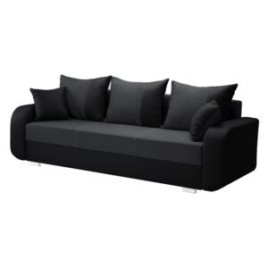 Czarna sofa 3-osobowa INTERIEUR DE FAMILLE PARIS Destin