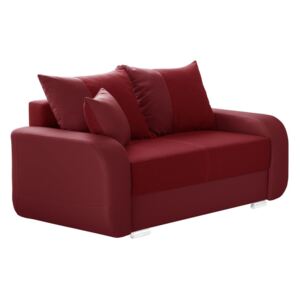 Czerwona sofa 2-osobowa INTERIEUR DE FAMILLE PARIS Destin
