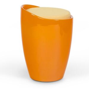 Pomarańczowy stołek ze schowkiem Kokoon Ese