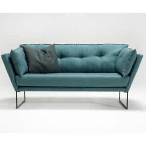 Zielononiebieska sofa 3-osobowa Relax
