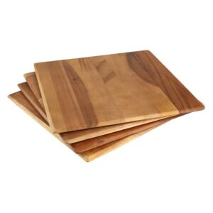 Zestaw 4 mat stołowych z drewna akacjowego T&G Woodware Tuscany