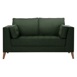 Ciemnozielona sofa 2-osobowa Stella Cadente Maison Atalaia Bottle Green