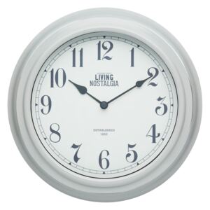 Zegar ścienny Kitchen Craft Living Nostalgia Grey, ⌀ 25,5 cm