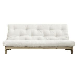 Sofa rozkładana z jasnobeżowym pokryciem Karup Fresh Natural
