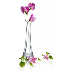 Ozdobny wazon z łezką ze szkła wys.20 cm