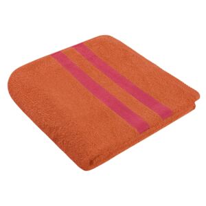 Ręcznik z bawełny Viva 70x130 pomarańczowy