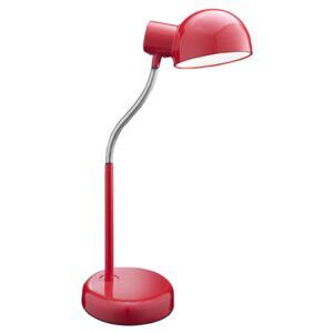 Czerwona lampka biurkowa Rex wys.52