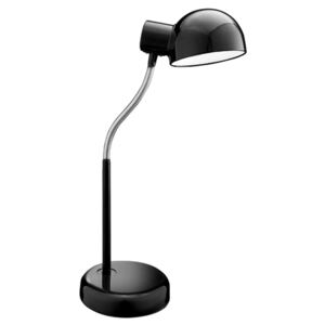 Giętka lampka na biurko Rex wys.52 czarna