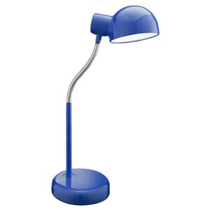 Niebieska lampka na biurko Rex wys.52 giętka