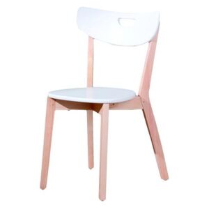 PEPPI komfortowe krzesło białe