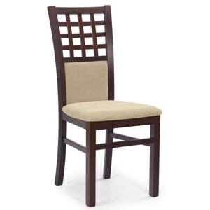 Wygodne krzesło drewniane GERARD 3 ciemny orzech