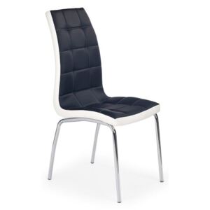 Znakomite czarno-białe krzesło K186