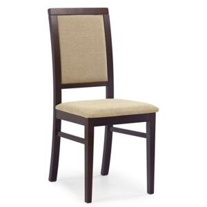 Nowe krzesło drewniane SYLWEK 1 ciemny orzech