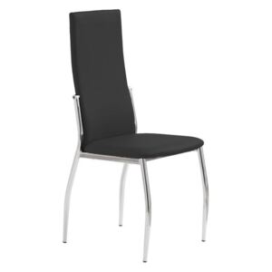 K3 krzesło chrom/czarny