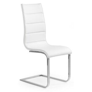 Białe krzesło MARINA eco skóra