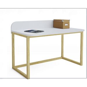 Skandynawskie biurko białe Inelo-X6