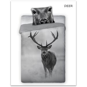 Pościel bawełniana Deer 160 x 200 cm